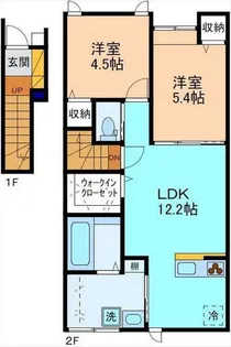 ブルーバード【2階】の間取り
