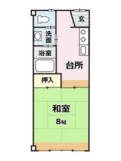 クラ・エンタービル第一【3階】の間取り
