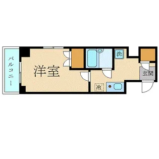1Kの間取り画像