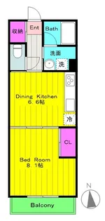 神奈川県川崎市多摩区中野島6【マンション】の間取り