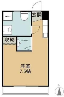 フラット横山【2階】の間取り