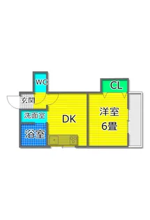 S.field長居【1階】の間取り