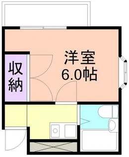 コスモハイツ【2階】の間取り