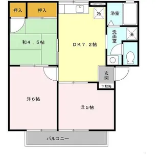 メュールパレ松本 II【2階】の間取り