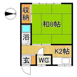 神田SKハイツ【1階】の間取り