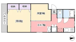 三輝本マンション【1階】の間取り