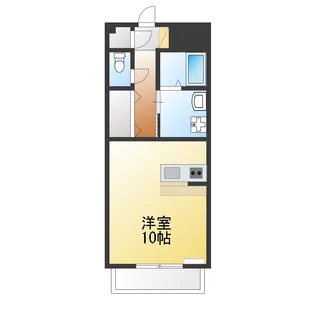 パルテール花菱II【1階】の間取り