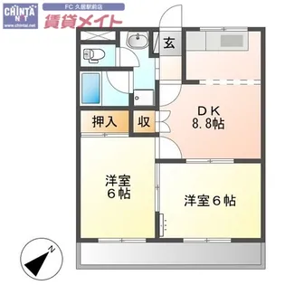 ファーストロード【3階】の間取り