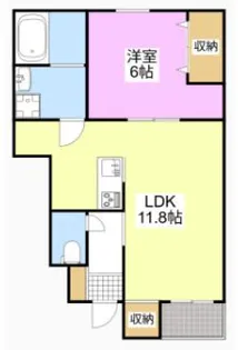 メゾンT・S【1階】の間取り