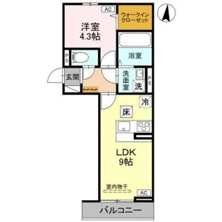 Espoir【1階】の間取り