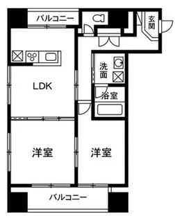 ピアビル【5階】の間取り