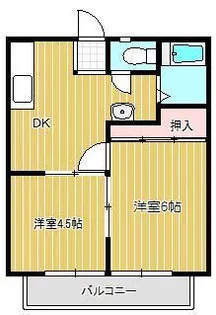 パナハイツチェリー【1階】の間取り