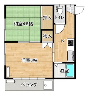 吉田コーポI【2階】の間取り