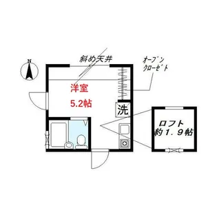 東京都品川区二葉4【アパート】の間取り