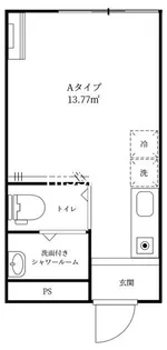 ウィナコテージ市谷薬王寺【1階】の間取り