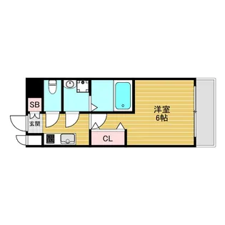 1Kの間取り画像