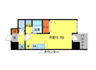 1Kの間取り画像