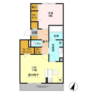 Grand Mer / Re Ciel【1階】の間取り