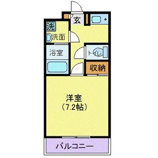 スクエアハウスQ【2階】の間取り