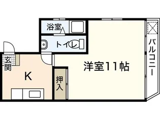 華雅ビル【4階】の間取り