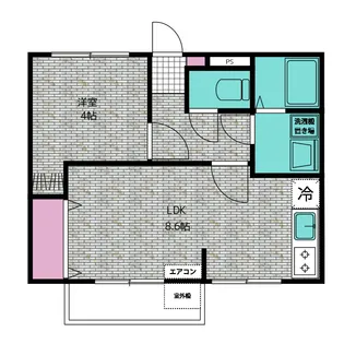 メゾニティー白井【2階】の間取り