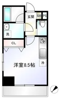 1Rの間取り画像