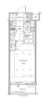 The Log日本橋【6階】の間取り