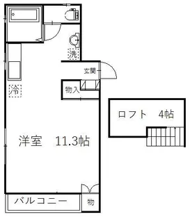 Jハウス【2階】の間取り