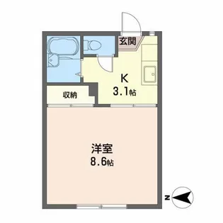 プチ・ラフォーレ【1階】の間取り