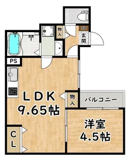 HGS KASHIMA【1階】の間取り