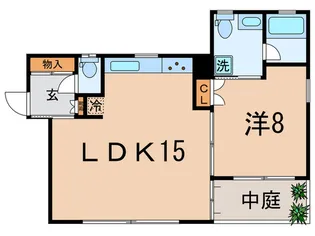 駒井様アパート【1階】の間取り