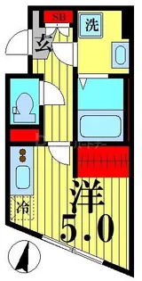 東京都葛飾区亀有4【マンション】の間取り