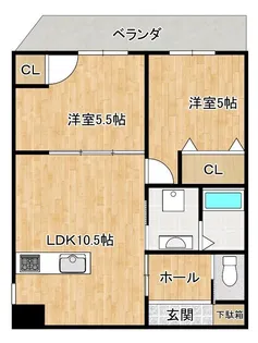Laugh tale Tomari【2階】の間取り