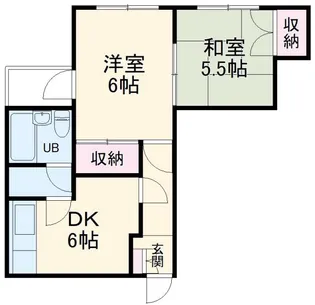 瓜島ビル【4階】の間取り