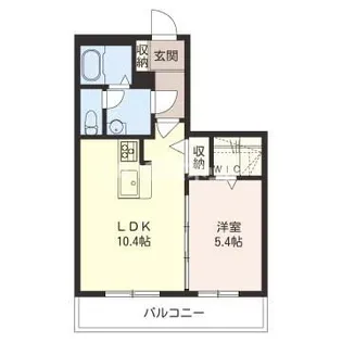 アンソナード【2階】の間取り