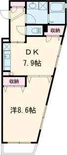 ラビュール三軒茶屋【1階】の間取り