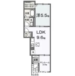 群馬県高崎市浜尻町【アパート】の間取り