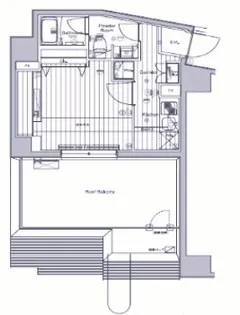 東京都江東区深川2【マンション】の間取り