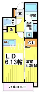 福岡県福岡市博多区対馬小路【マンション】の間取り