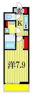 千葉県船橋市本中山4【アパート】の間取り