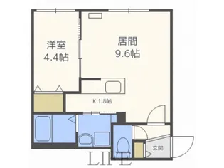 ノムラひばりが丘【4階】の間取り
