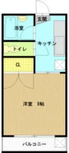 コーポ杉山【3階】の間取り