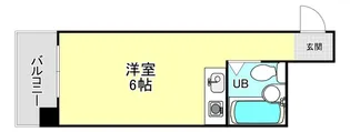 ヤングハイツクロノス【4階】の間取り