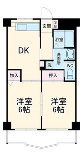 You Stage Shikatani【5階】の間取り