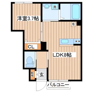 Rui【1階】の間取り