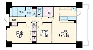 エクセルシオール所沢【4階】の間取り