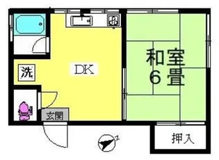 松本コーポ【2階】の間取り
