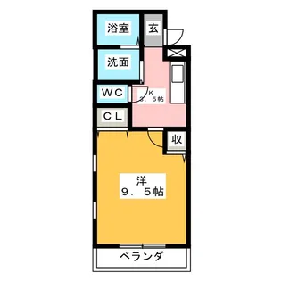 コラルリーフ21【1階】の間取り
