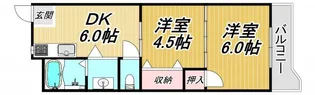 松俊ハイツ【3階】の間取り