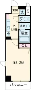北斗ハイツ 北館【4階】の間取り
